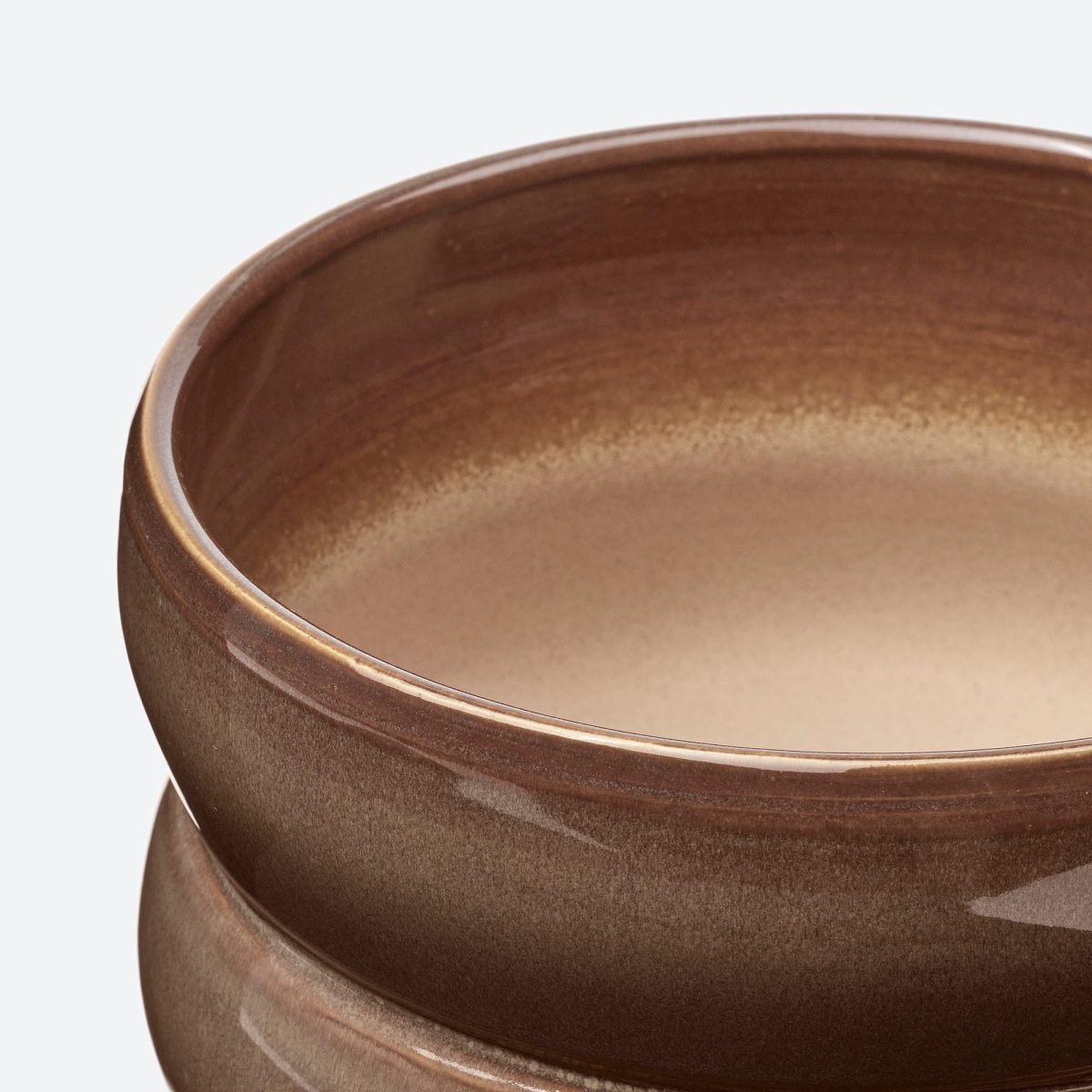 Seramik Saksı, Yeşil-Kahverengi, 15 cm – 3. görsel