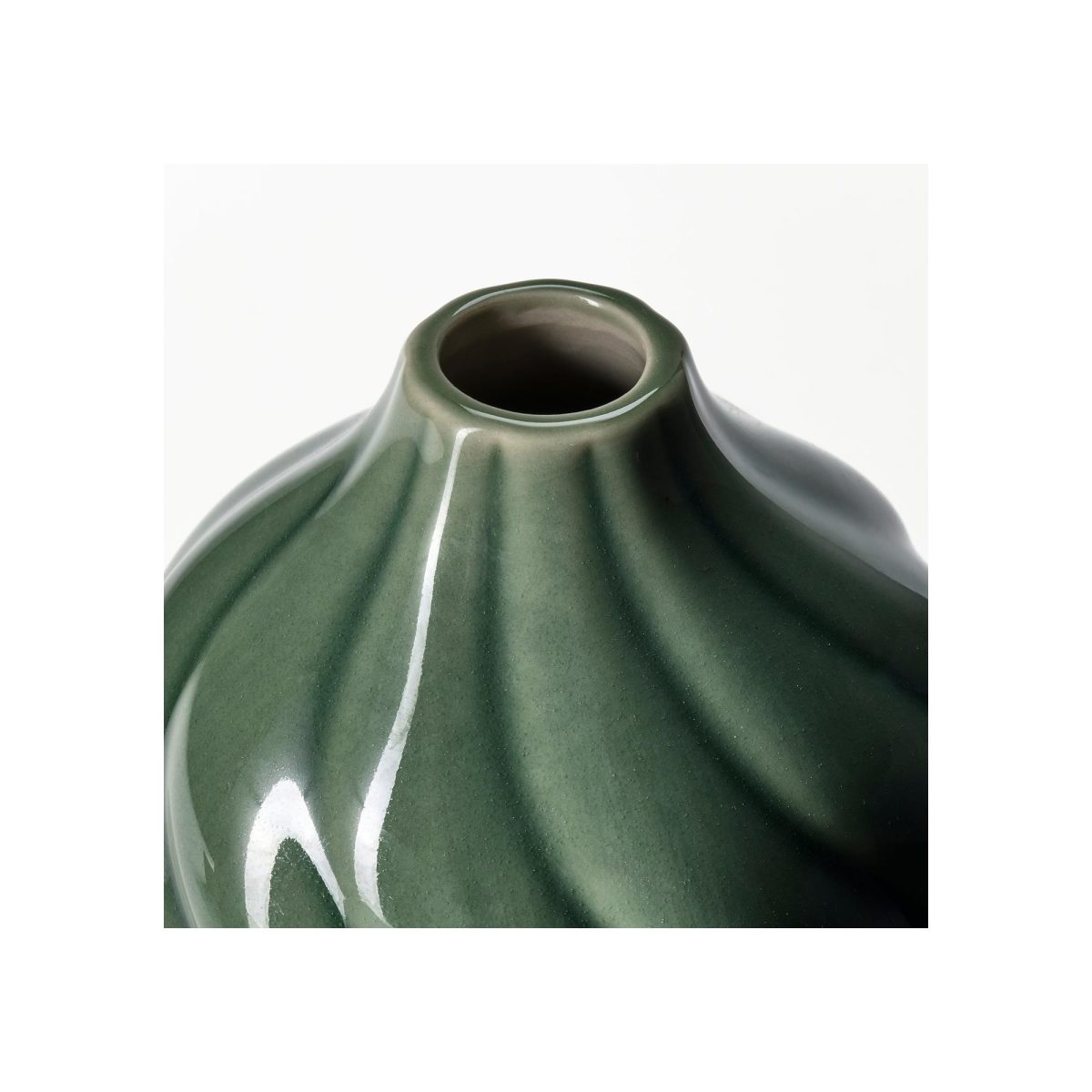 Seramik Vazo, Yeşil, 12 cm – 2. görsel