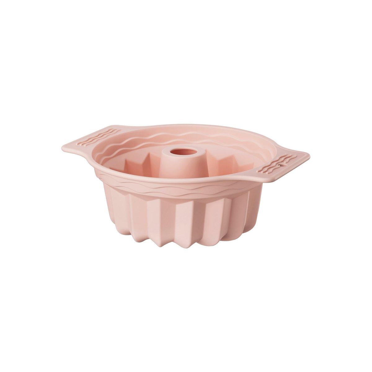 Silikon Kek Kalıbı, Soluk Pembe, 22 cm