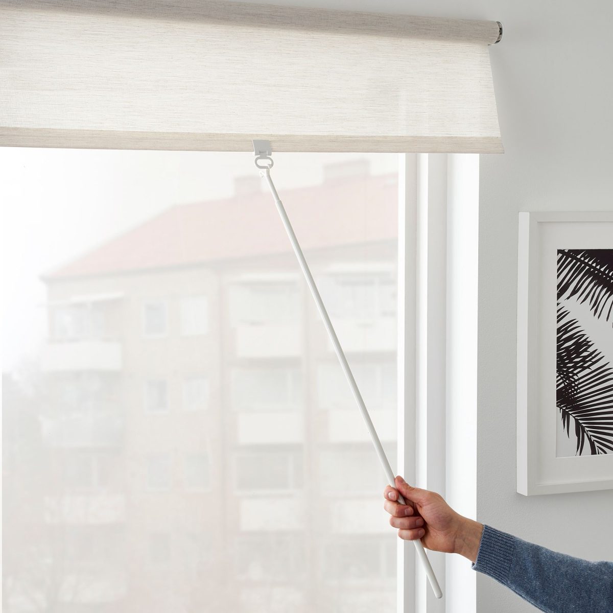 Stor Perde, Bej, 140x195 cm, Şeffaf Kumaş, Polyester – 4. görsel