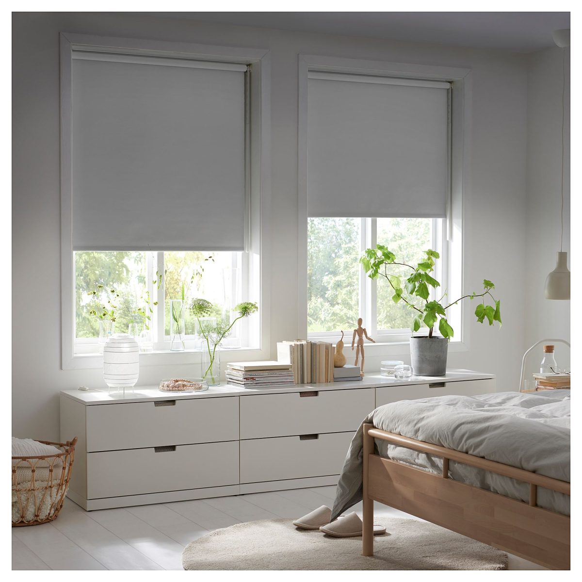 Stor Perde, Gri, 140x195 cm, Karartma Perde, Polyester – 2. görsel