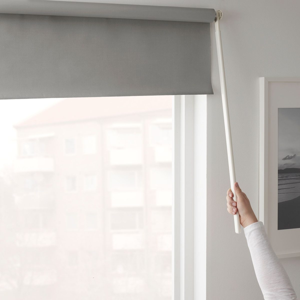 Stor Perde, Gri, 140x195 cm, Karartma Perde, Polyester – 4. görsel