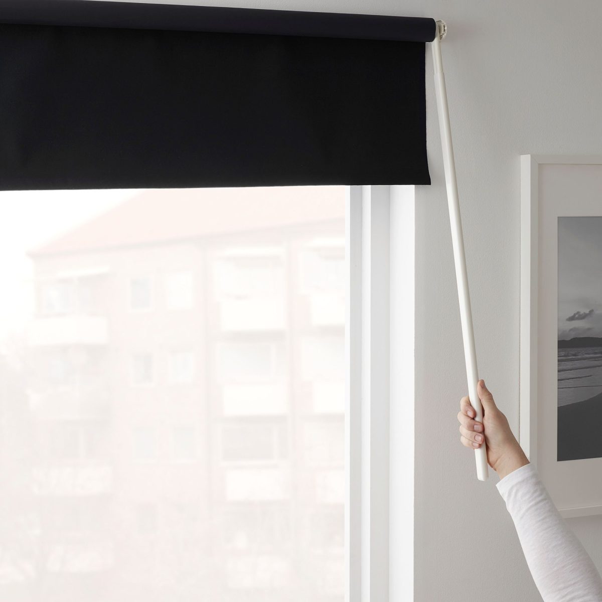 Stor Perde, Siyah, 180x195 cm, Karartma Perde, Polyester – 4. görsel