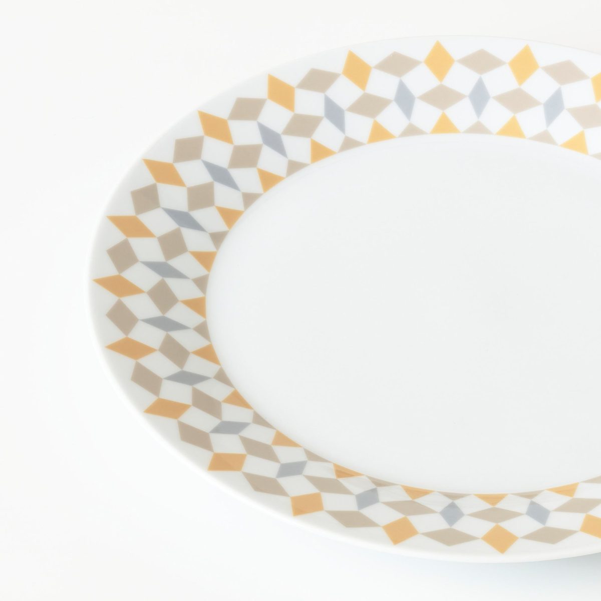 Tabak, Beyaz-Çok Renkli Desenli, 27 cm – 2. görsel