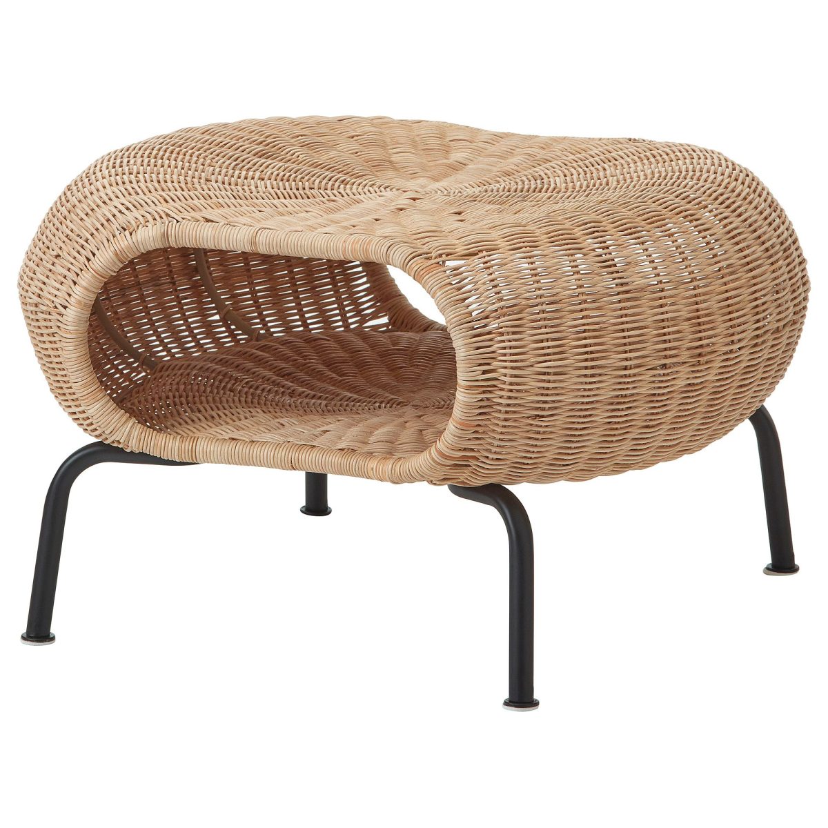 Tabure/Sehpa, Rattan-Antrasit