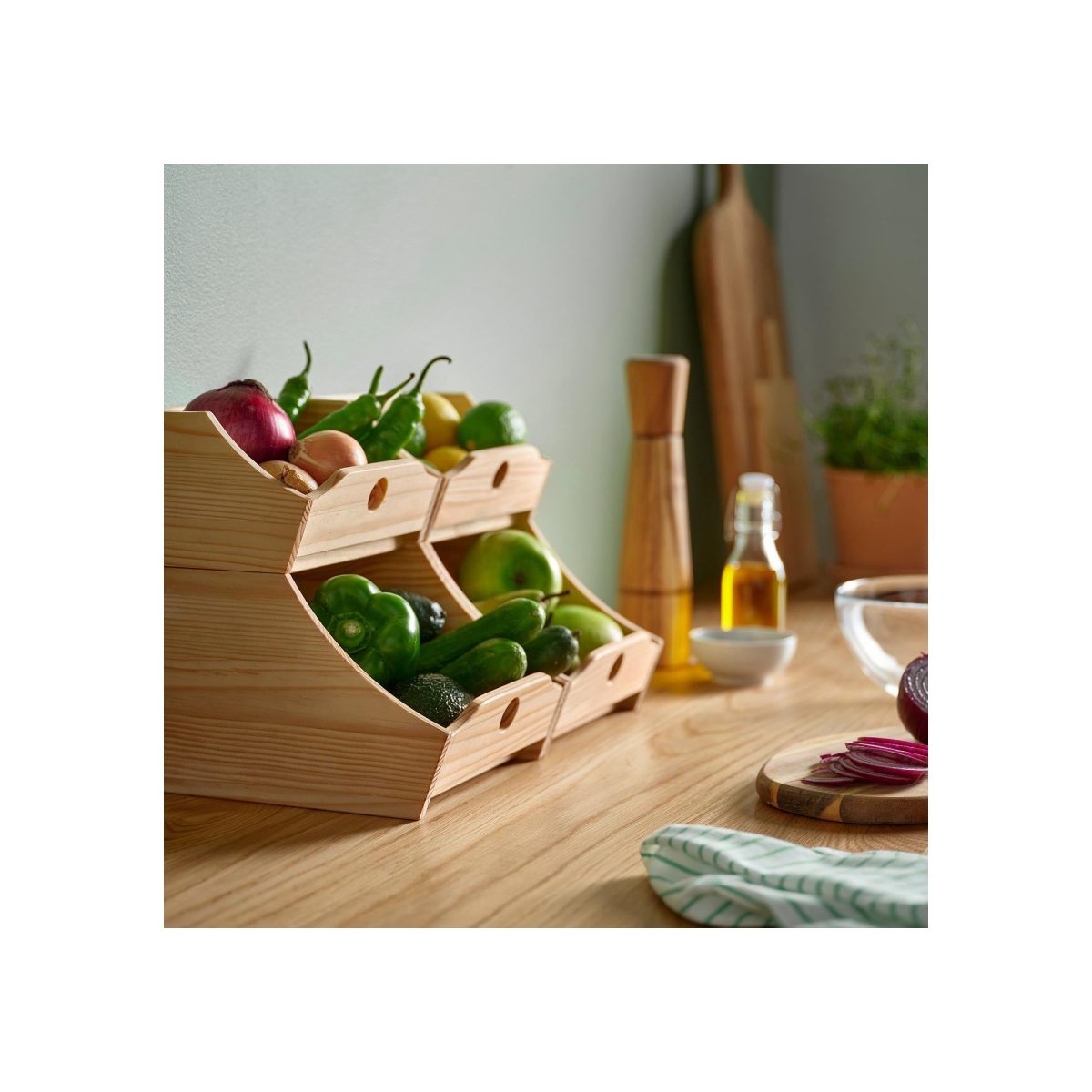Taşınabilir Düzenleyici, Ahşap, 2'li Set – 4. görsel