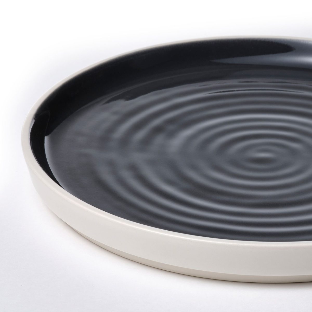 Tatlı Tabağı Seti, Gri, 20 cm, 2 adet – 2. görsel