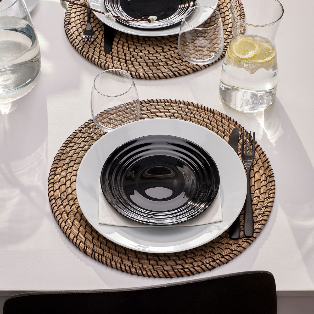 Tatlı Tabağı, Siyah, 19 cm – 3. görsel