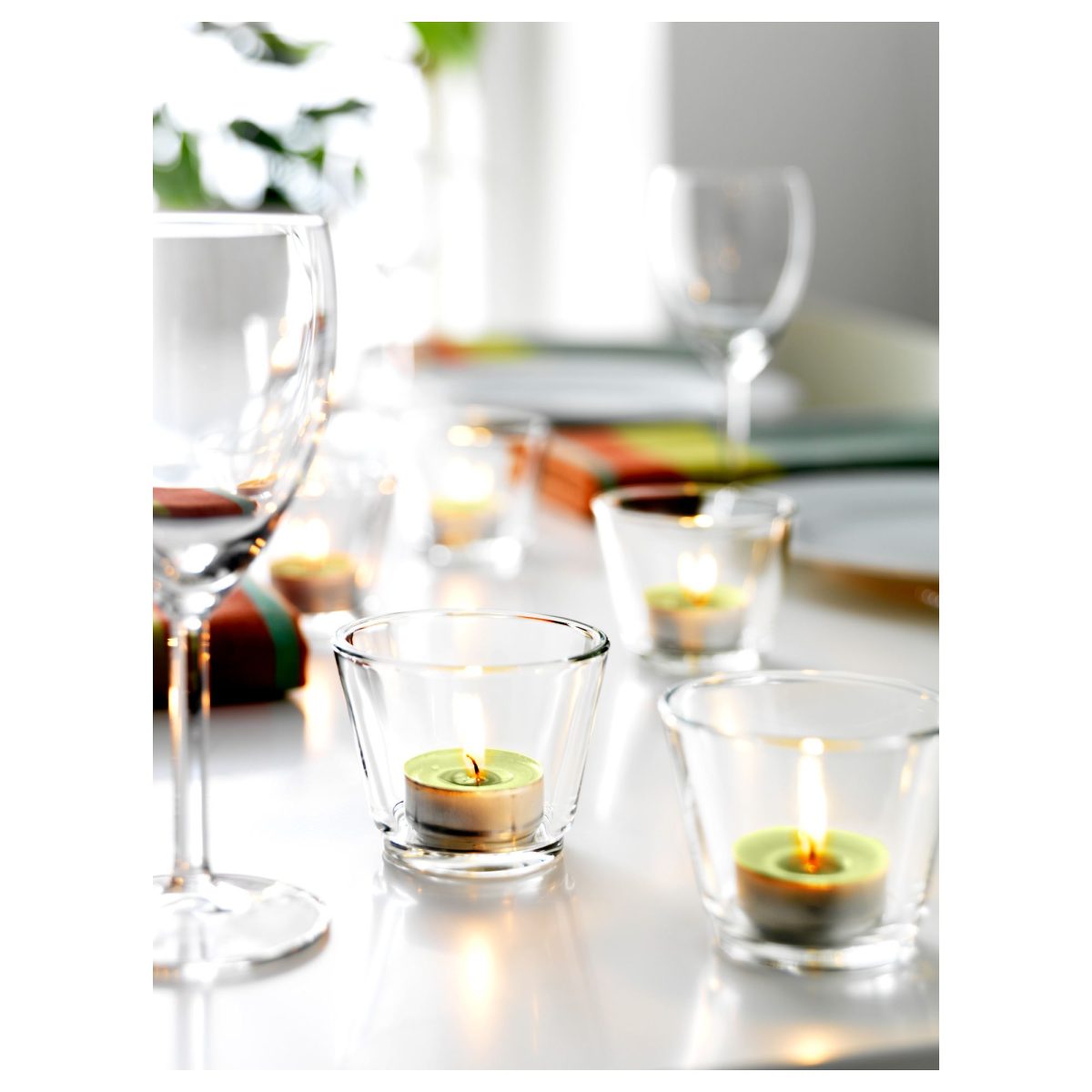 Tealight Mumluk, Cam, Gıda Servisi için Kullanılabilir – 4. görsel