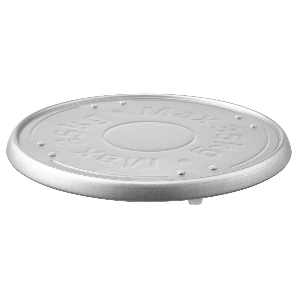 Tekerlekli Saksı Altı, Galvanizli, 31 cm