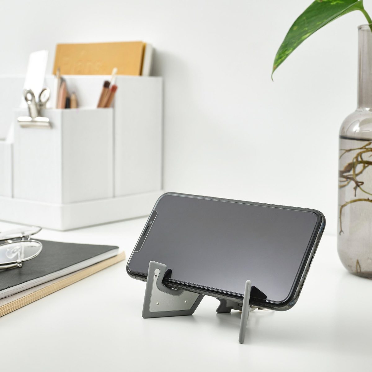 Telefon/Tablet Standı, Gri, 8x4 cm – 3. görsel