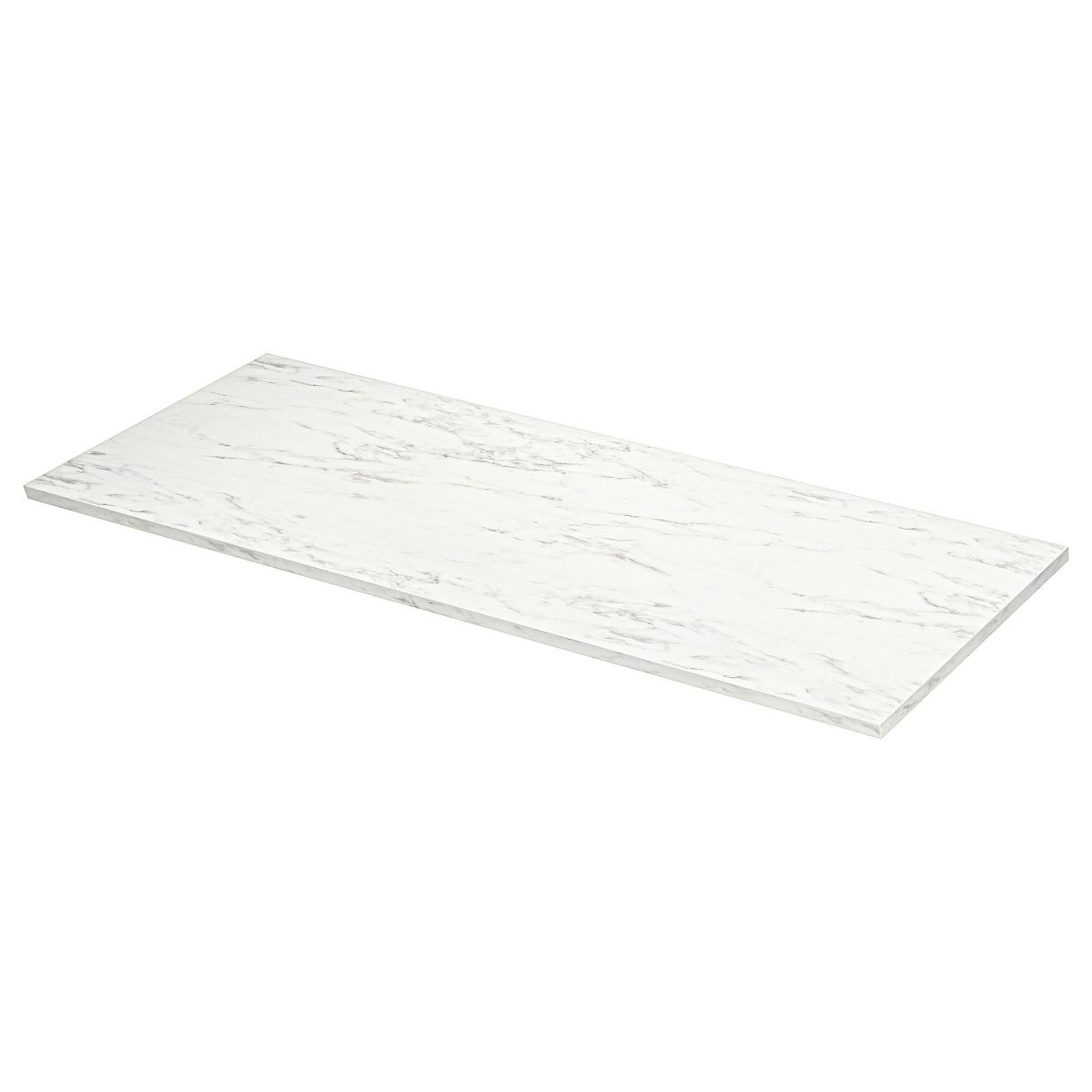 Tezgah, Beyaz Canlı Mermer Etkisi-Laminat, 186x2.8 cm