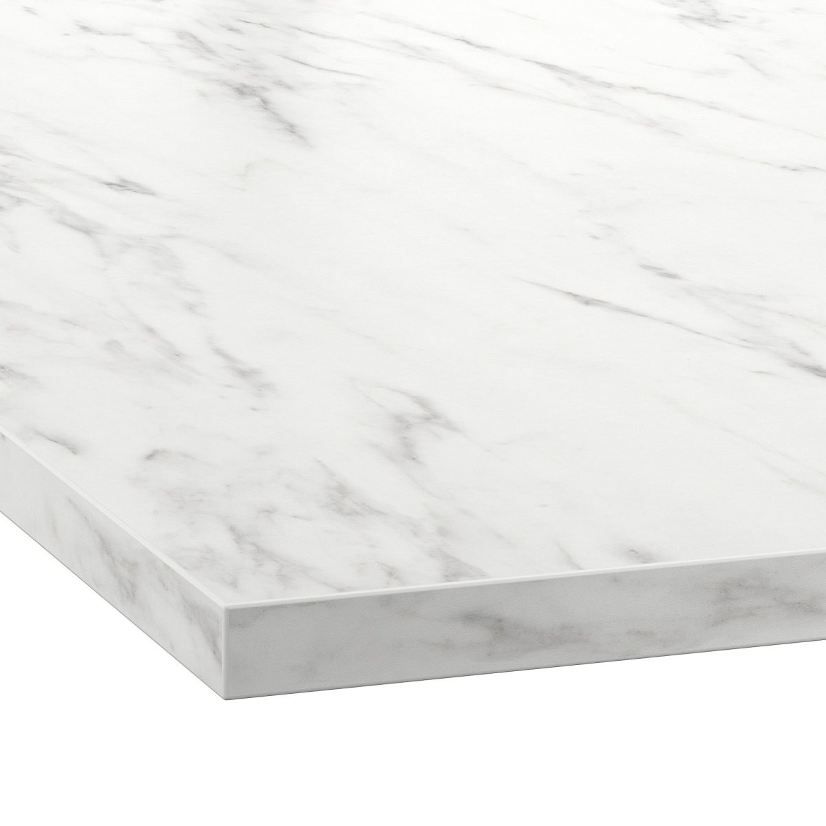 Tezgah, Beyaz Canlı Mermer Etkisi-Laminat, 246x2.8 cm – 2. görsel