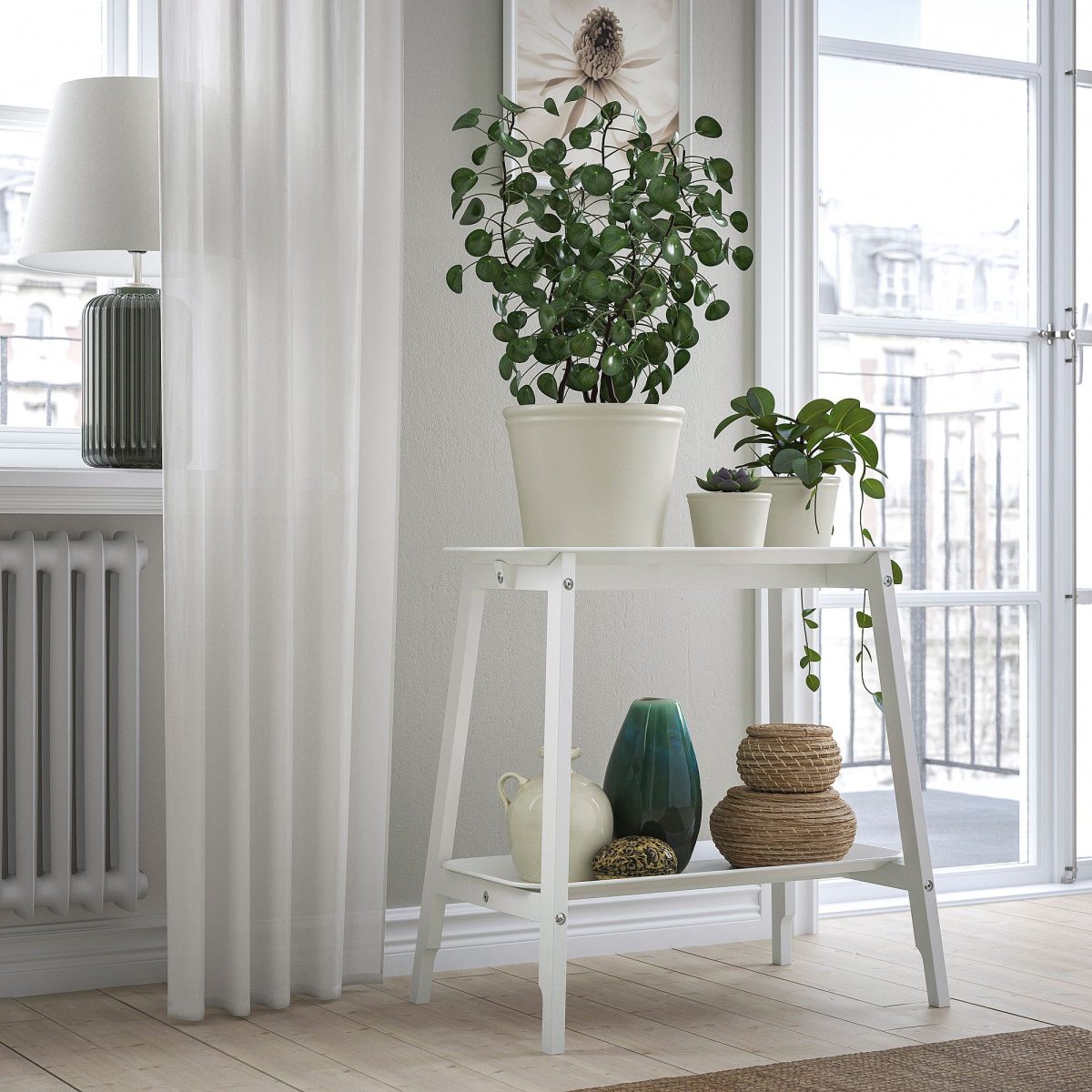 Toprak Saksı, Açık Gri-Bej, 19 cm – 3. görsel