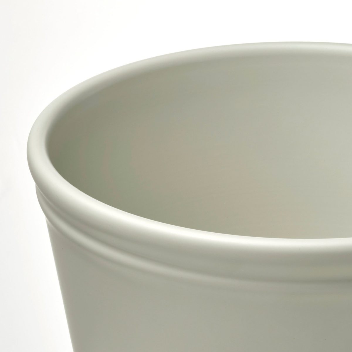 Toprak Saksı, Açık Gri-Bej, 19 cm – 4. görsel