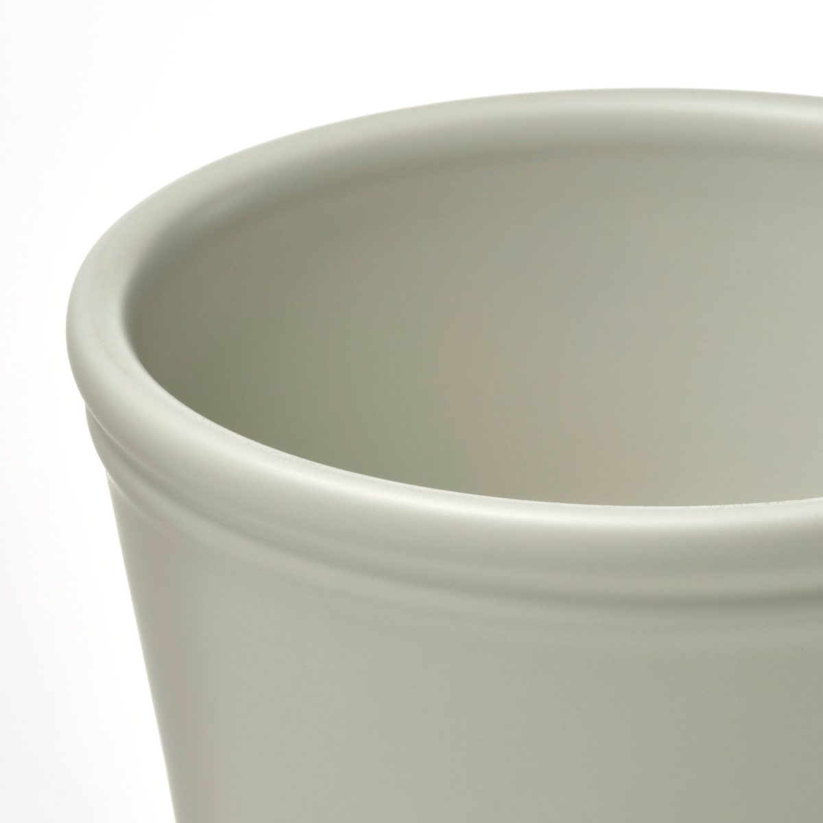 Toprak Saksı, Açık Gri-Bej, 9 cm – 4. görsel