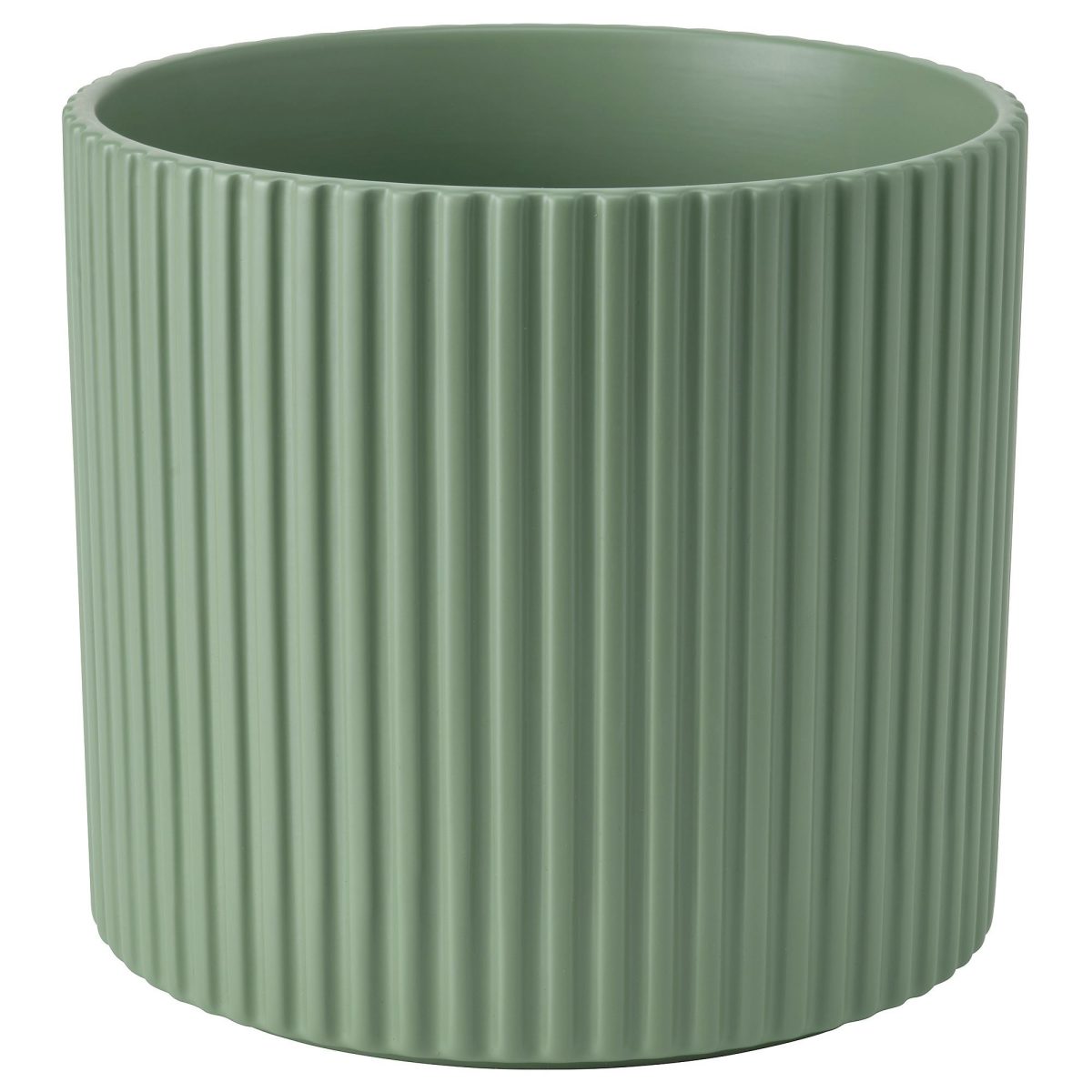 Toprak Saksı, Açık Yeşil, 15 cm
