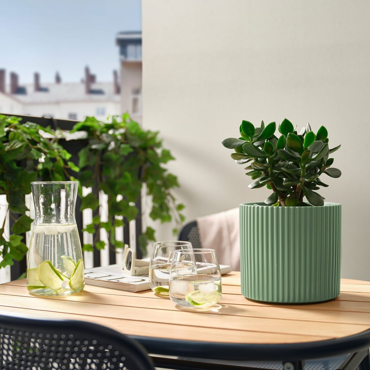 Toprak Saksı, Açık Yeşil, 15 cm – 4. görsel