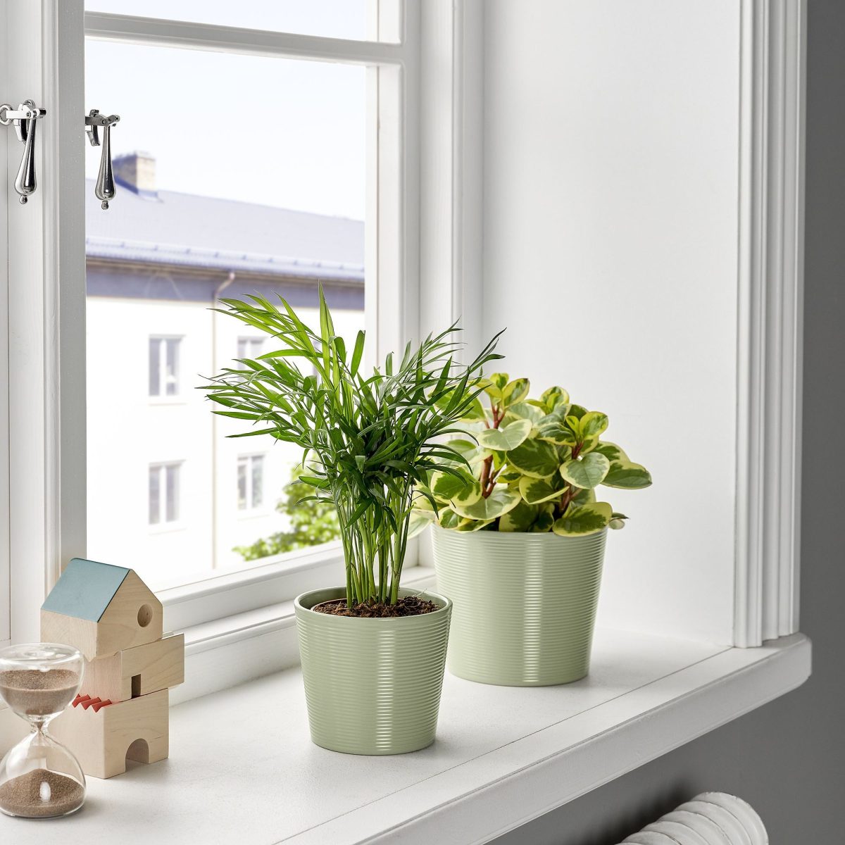 Toprak Saksı, Açık Yeşil, 9 cm – 3. görsel