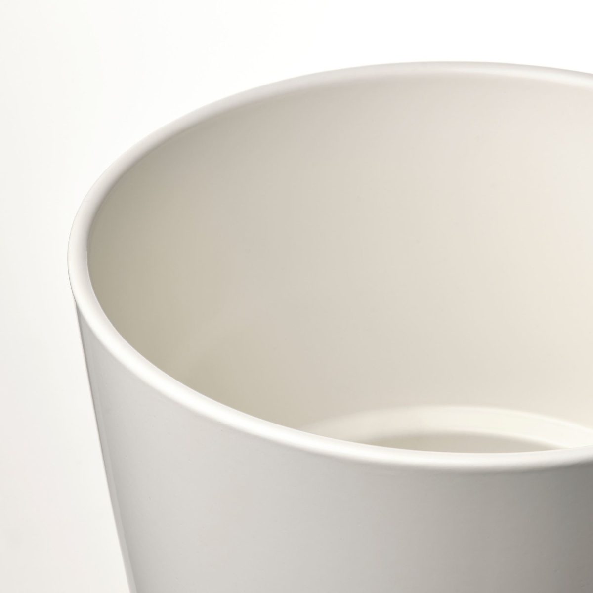 Toprak Saksı, Beyaz, 15 cm, İç Mekan – 4. görsel