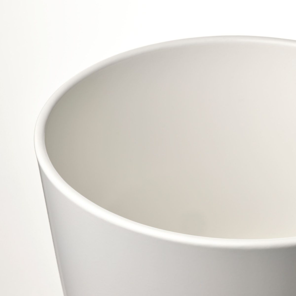 Toprak Saksı, Beyaz, 19 cm, İç Mekan – 3. görsel