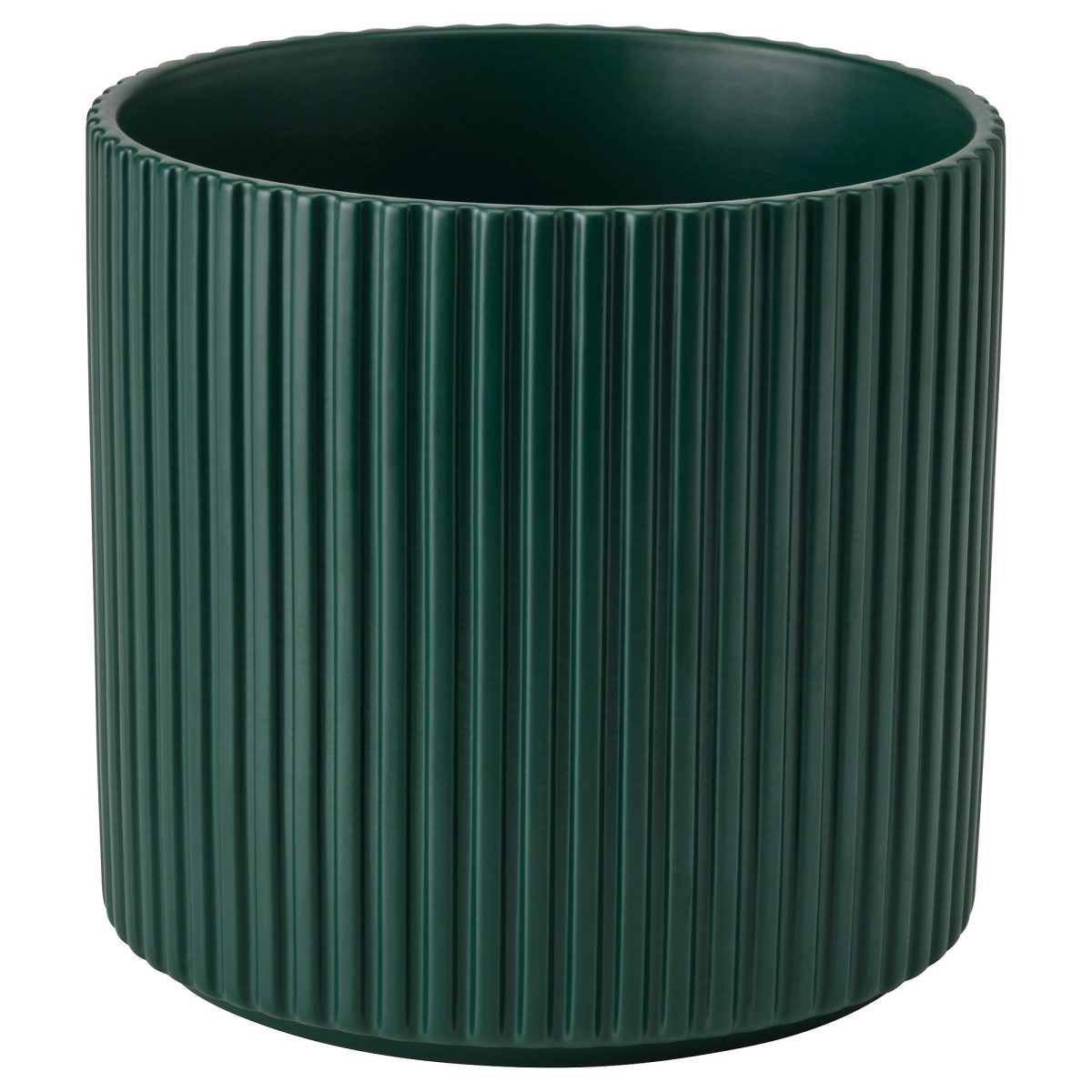 Toprak Saksı, Koyu Yeşil, 12 cm