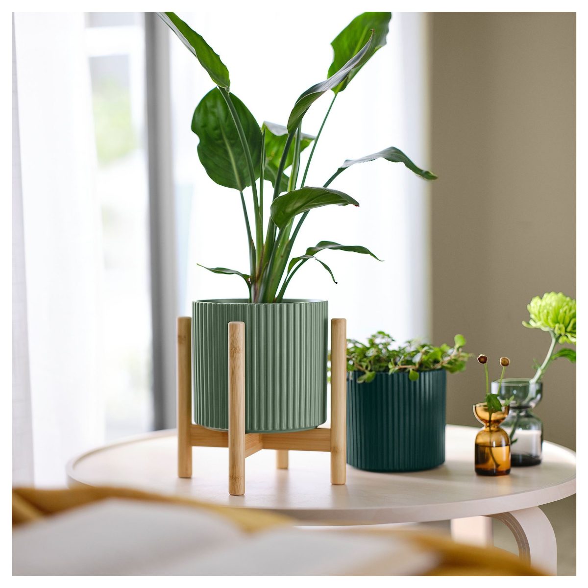 Toprak Saksı, Koyu Yeşil, 12 cm – 2. görsel