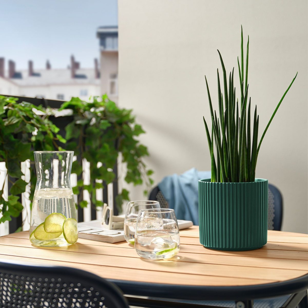 Toprak Saksı, Koyu Yeşil, 12 cm – 4. görsel