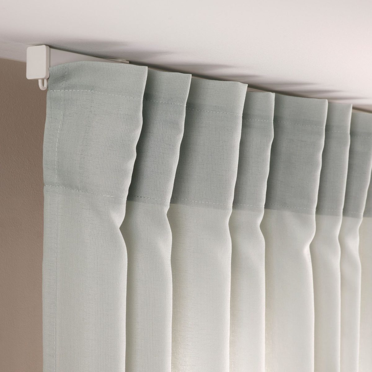 Tül Perde/2 Kanat, Açık Gri, 145x300 cm, Şeffaf Kumaş, Polyester – 3. görsel