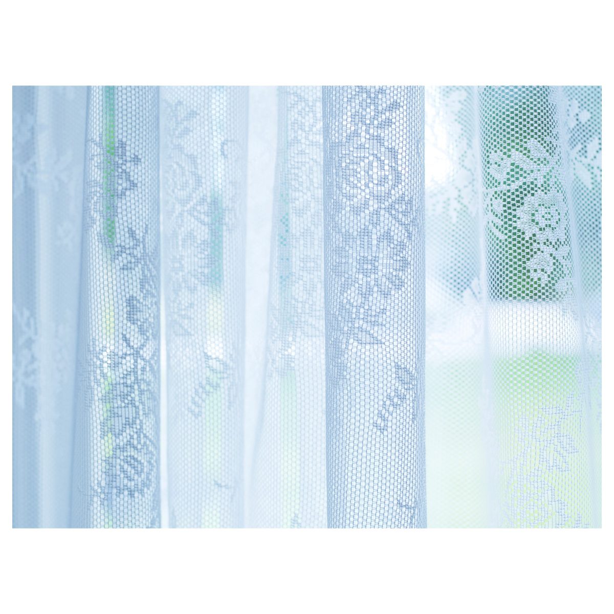 Tül Perde/2 Kanat, Ekru, 145x300 cm, Şeffaf Kumaş, Polyester – 4. görsel