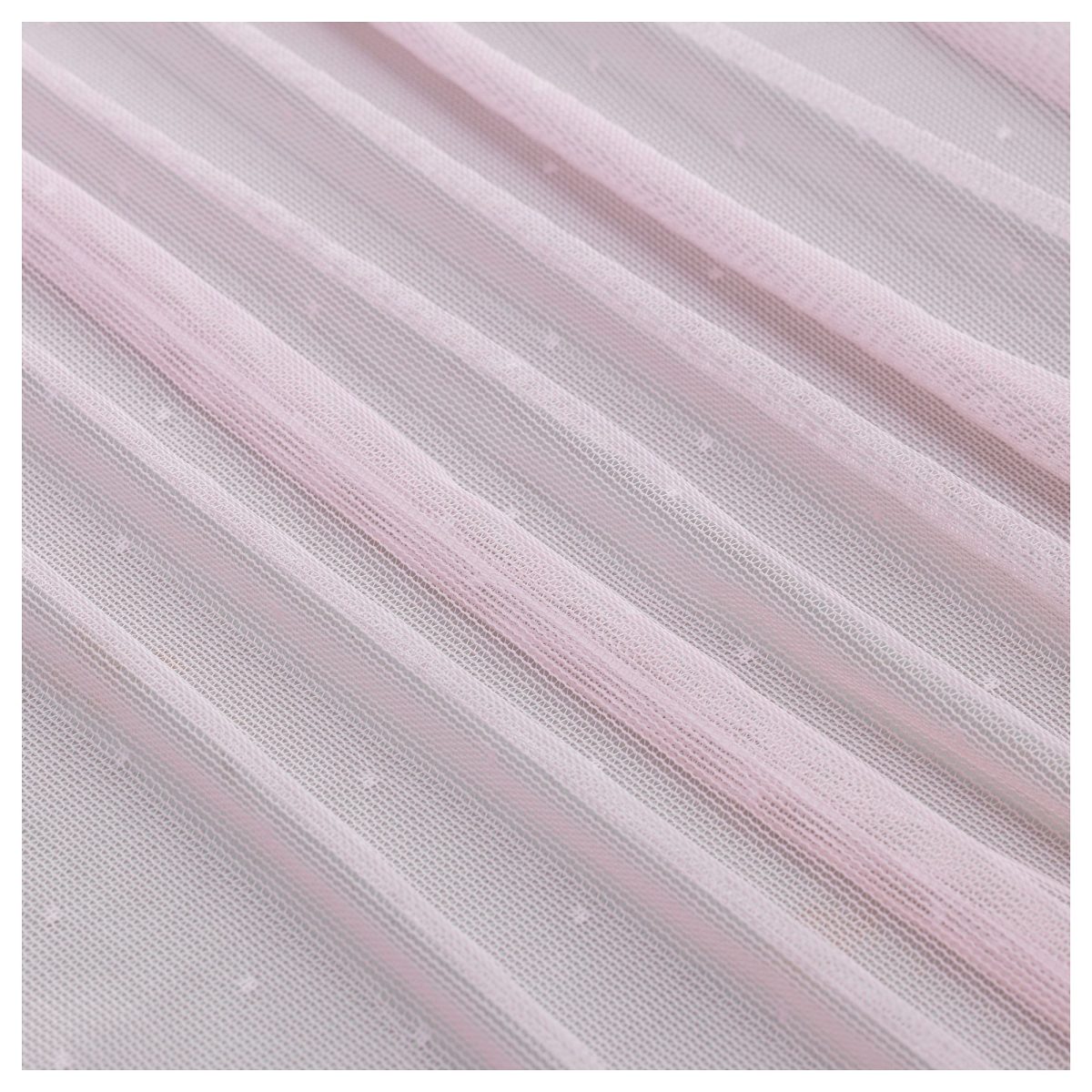 Tül Perde/2 Kanat, Pembe, 145x300 cm, Şeffaf Kumaş, Polyester – 3. görsel