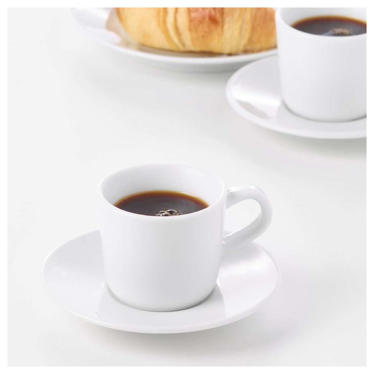 Türk Kahvesi Fincanı, Beyaz, 6 cl – 2. görsel