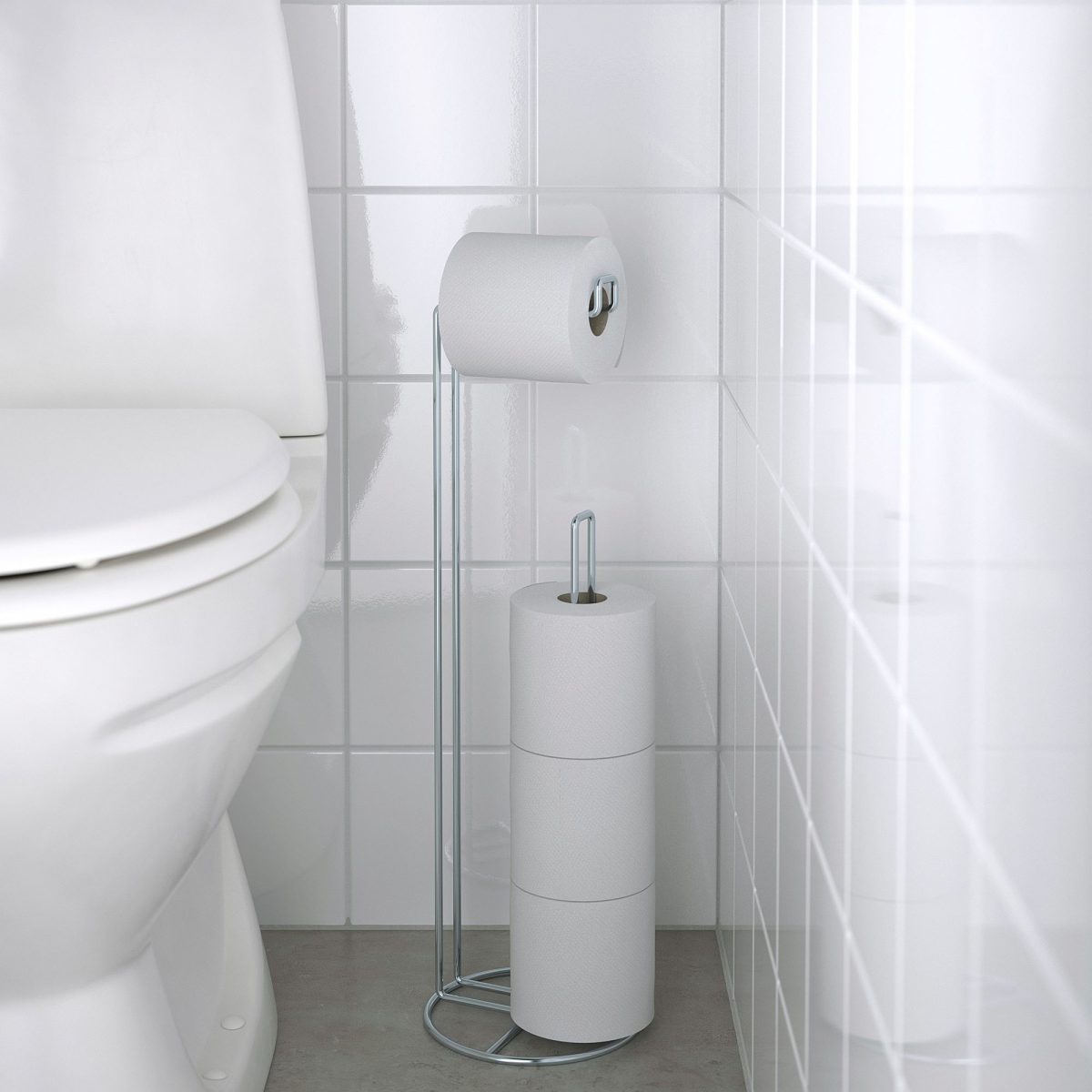 Tuvalet Kağıtlığı, Çinko Kaplama, 56 cm – 2. görsel
