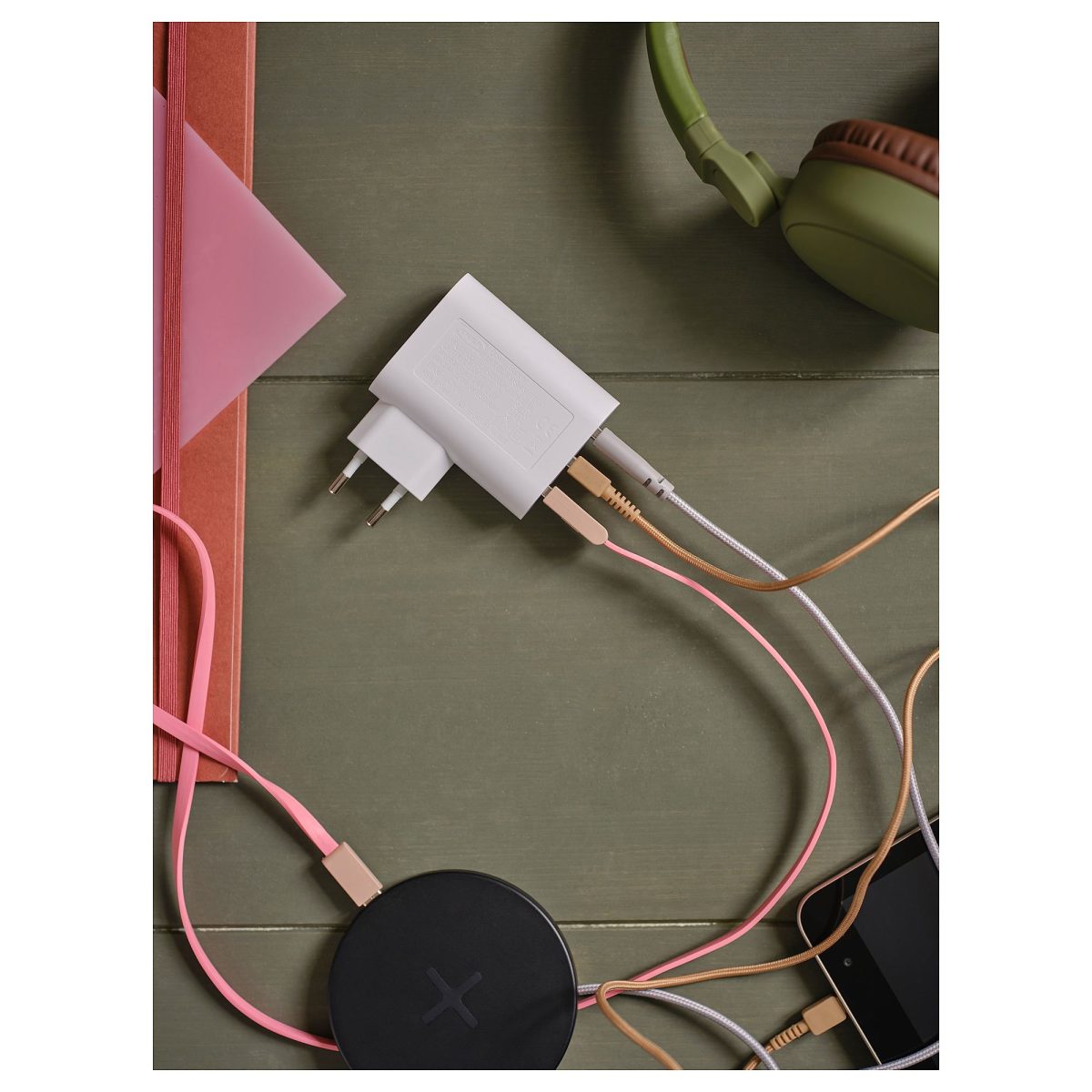 USB Girişli Şarj Aleti, Beyaz – 2. görsel