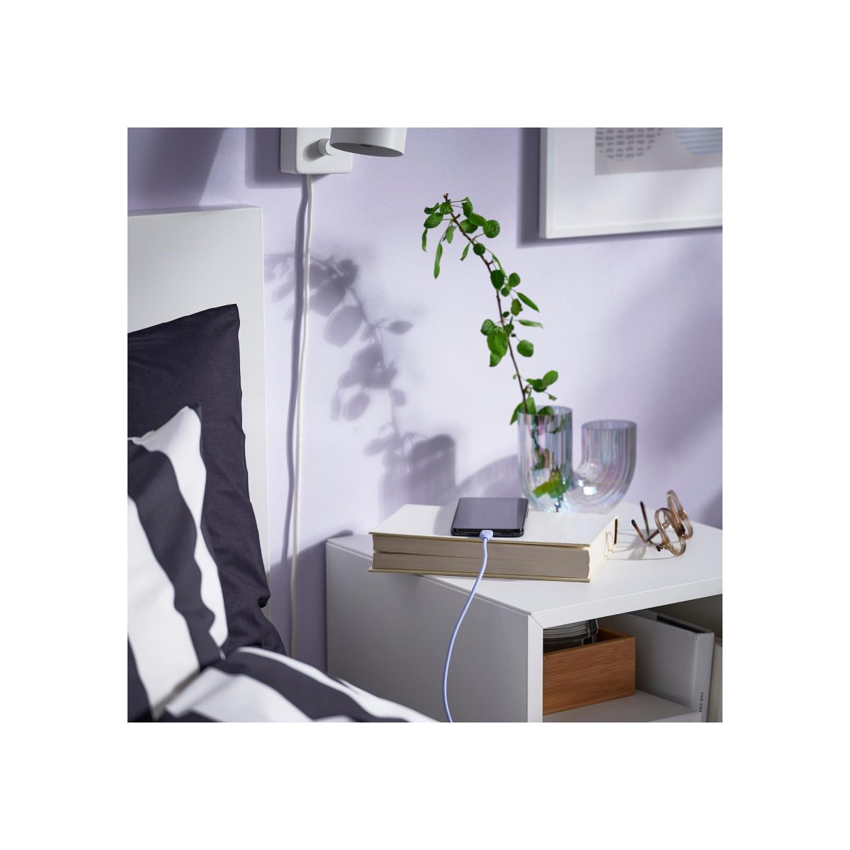 - USB Kablo, Lila, 1.0 m – 3. görsel