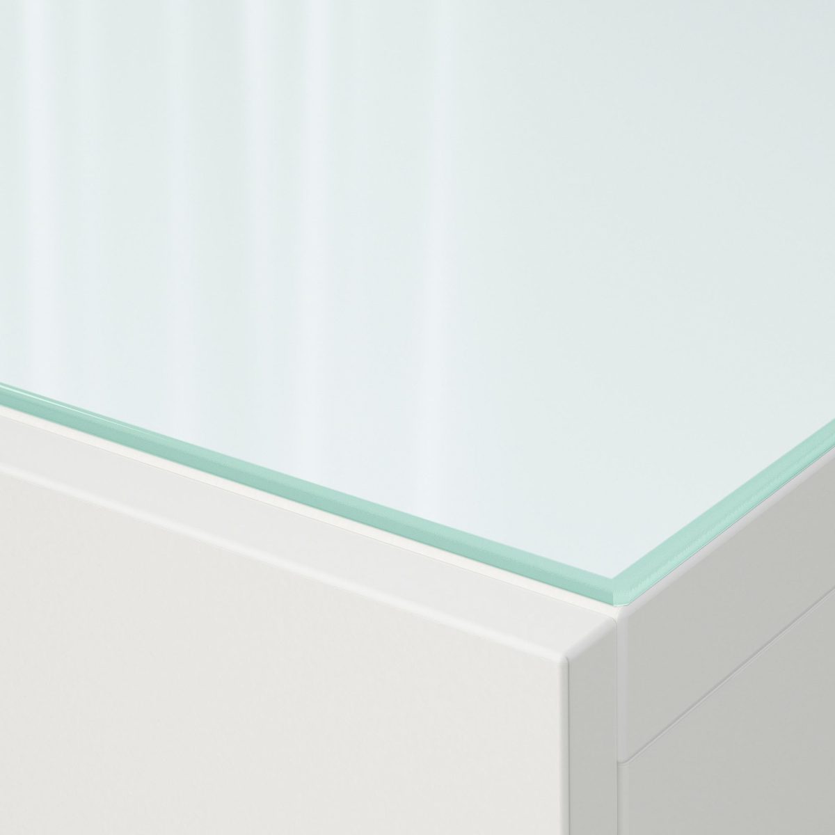 Üst Panel, Beyaz Cam, 180x40 cm – 2. görsel
