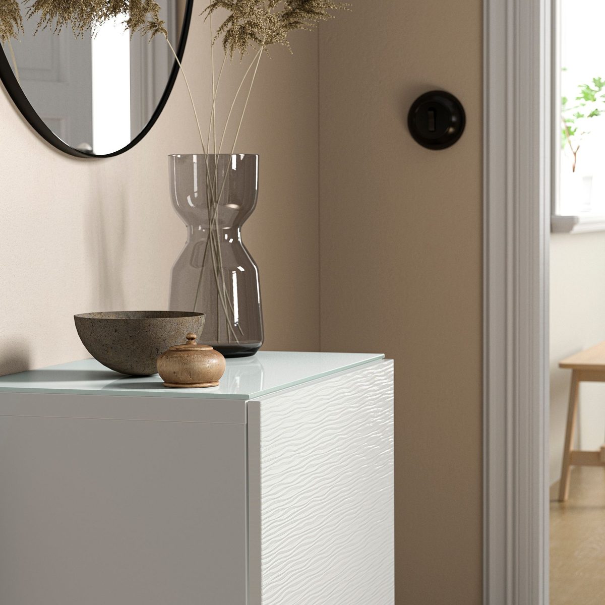 Üst Panel, Beyaz Cam, 60x40 cm – 3. görsel