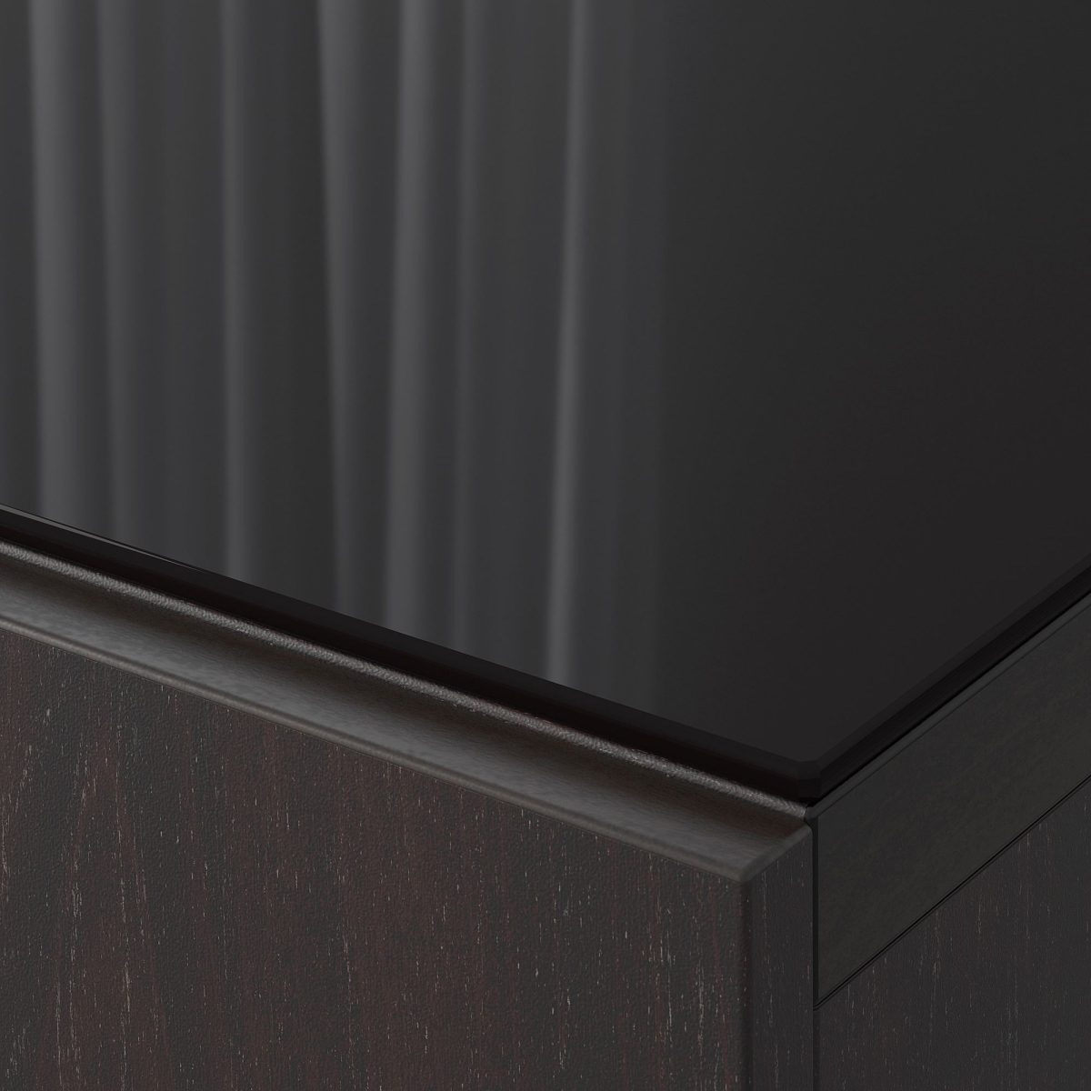 Üst Panel, Siyah Cam, 180x40 cm – 3. görsel