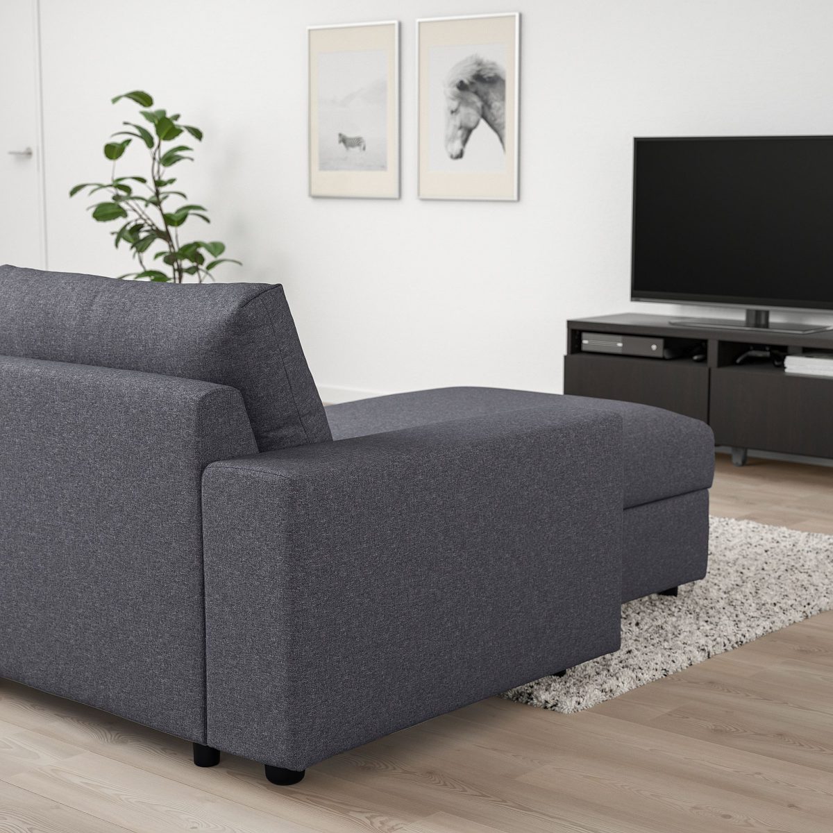Uzanma Koltuğu, Orta Gri, Geniş Kolçaklı – 3. görsel