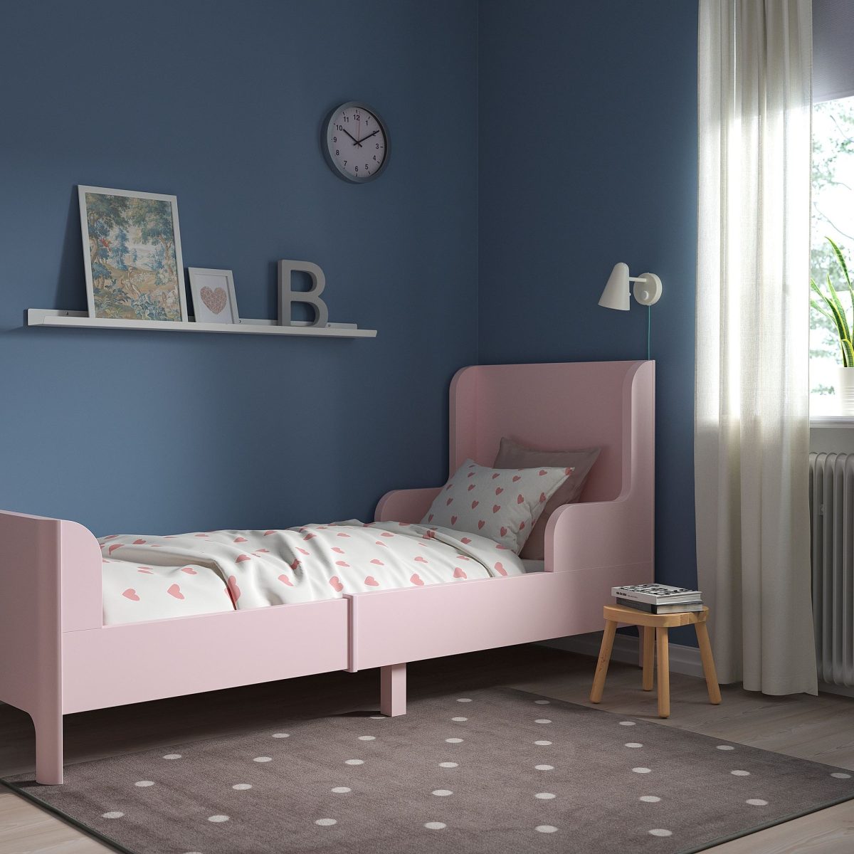 Uzayabilen Çocuk Karyolası, Açık Pembe, 80x200 cm – 3. görsel