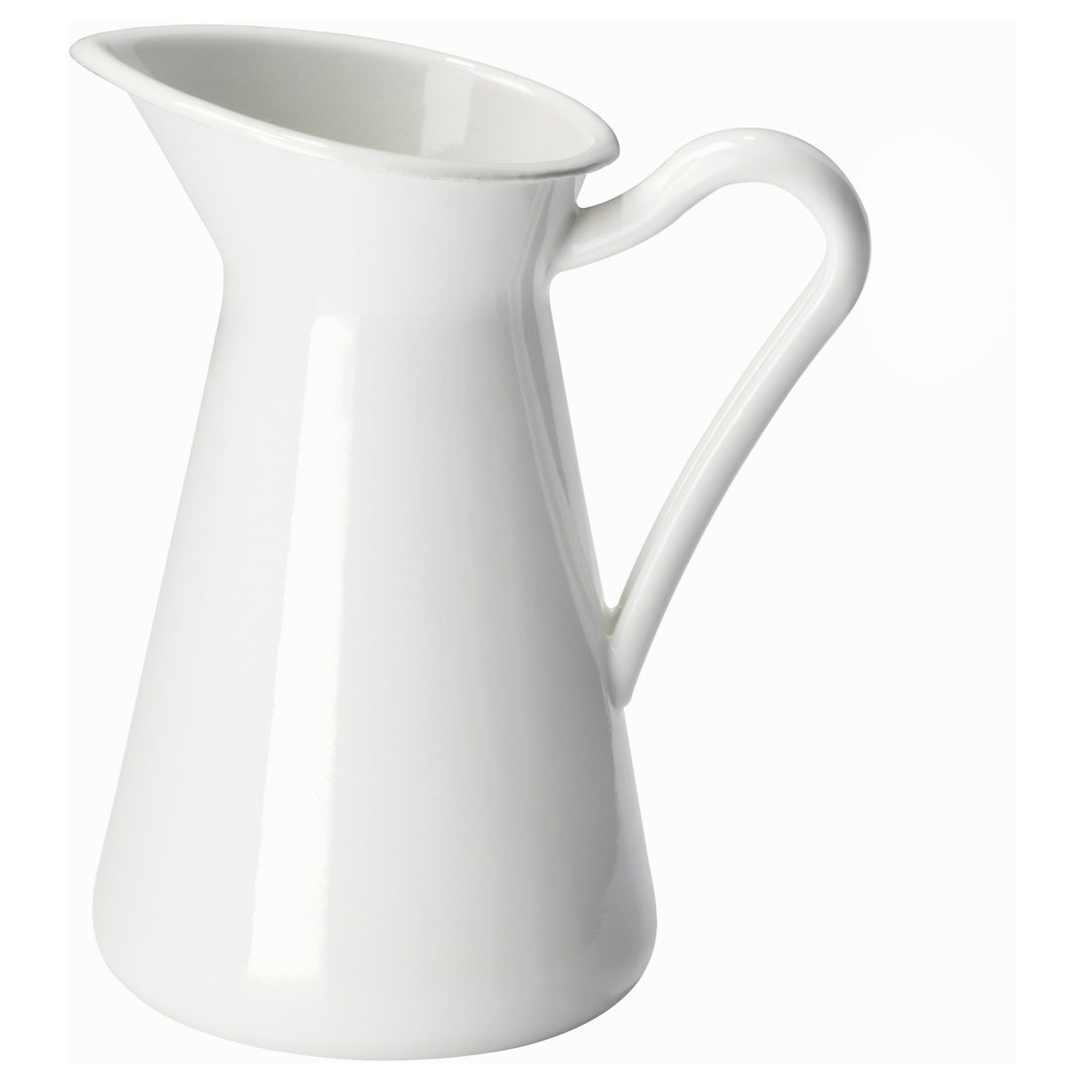 Vazo/Sürahi, Beyaz, 16 cm