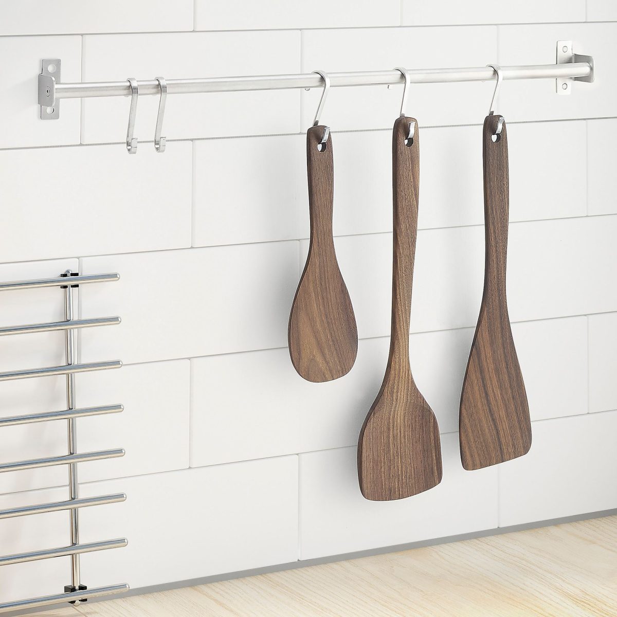 Wok Spatulası, Ceviz, 35 cm – 3. görsel