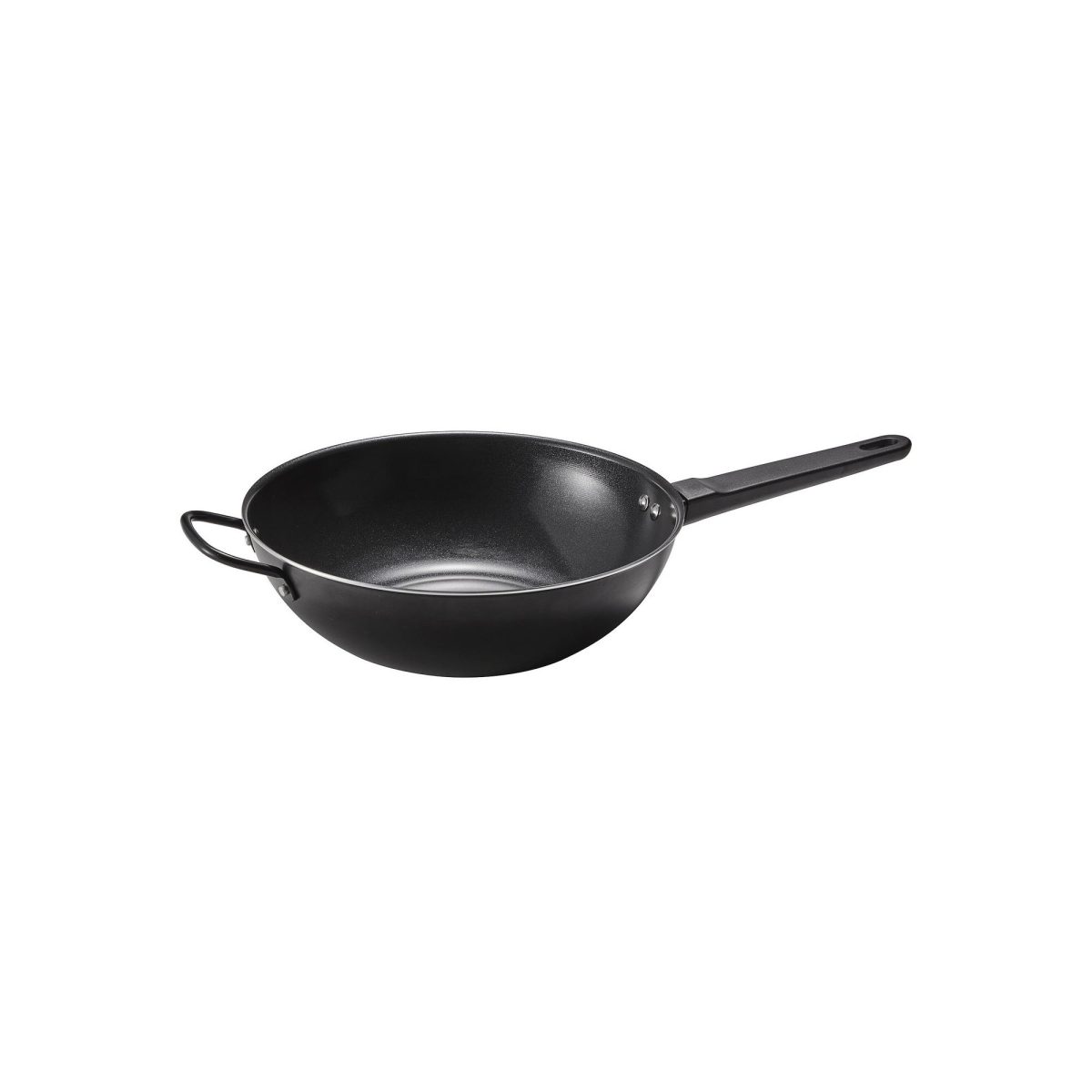 Wok Tava, Yapışmaz Kaplama-Siyah, 28 cm
