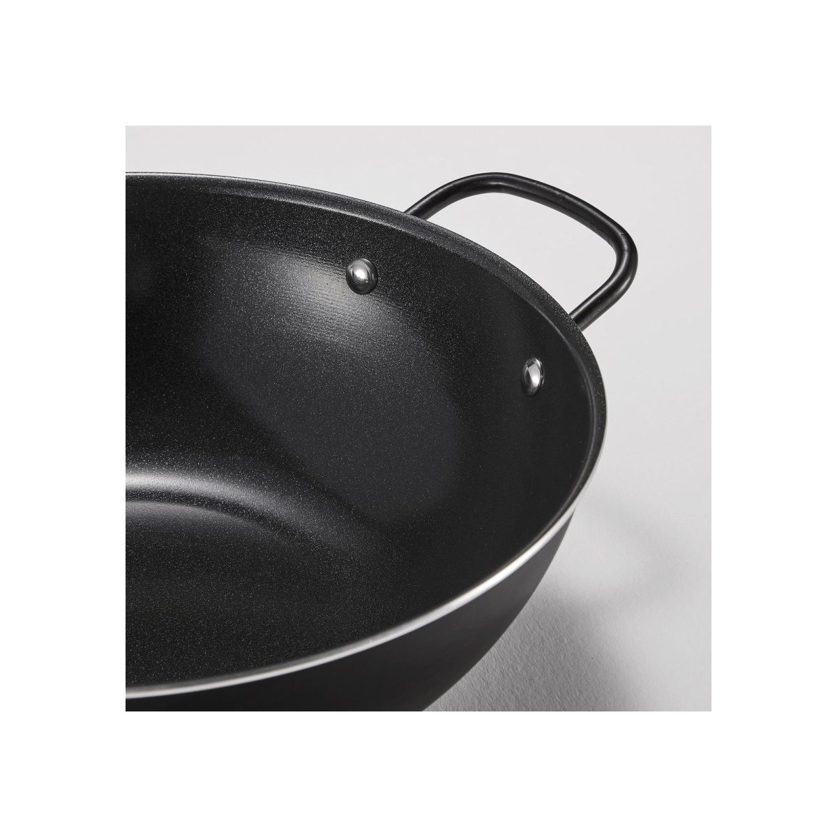 Wok Tava, Yapışmaz Kaplama-Siyah, 28 cm – 2. görsel