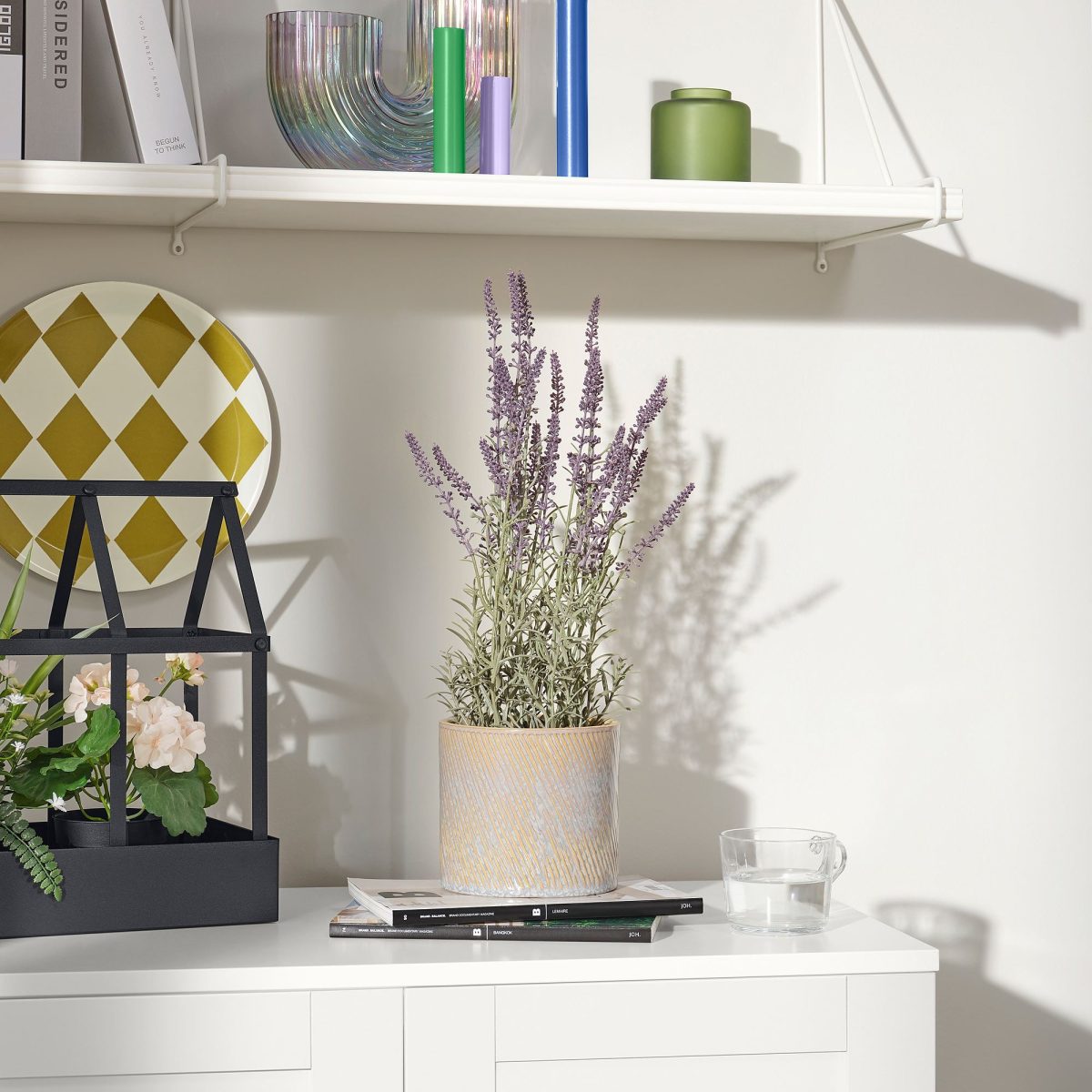 Yapay Bitki, Lila, 12 cm, Lavanta Çiçeği – 2. görsel