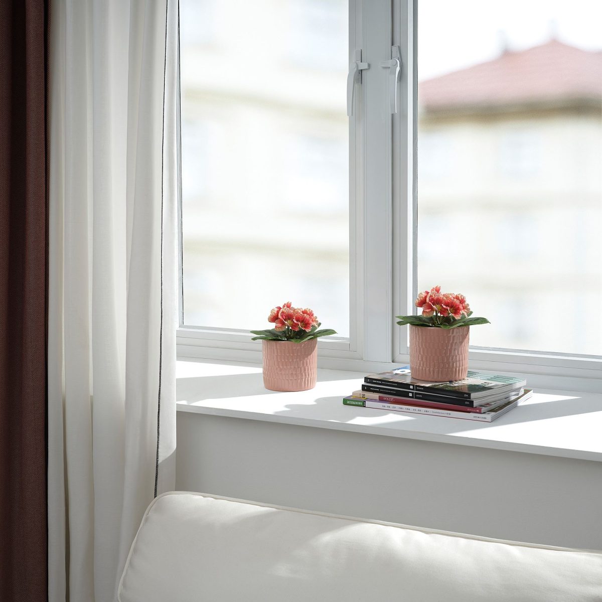 Yapay Bitki, Turuncu, 9 cm, Çuha Çiçeği, İç/Dış Mekan – 2. görsel