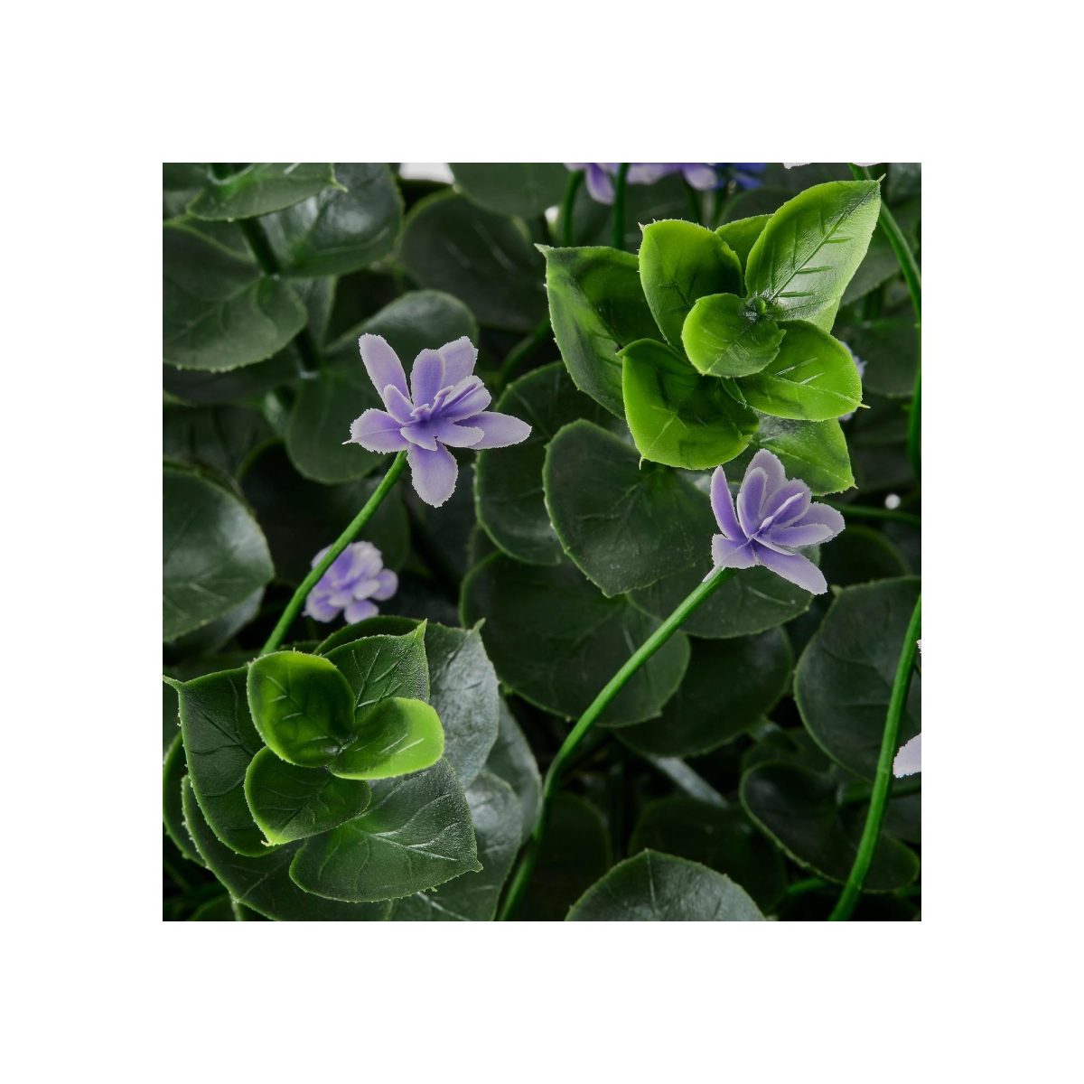Yapay Bitki, Yeşil, 12 cm, Çiçekli Lila, İç/Dış Mekan – 3. görsel
