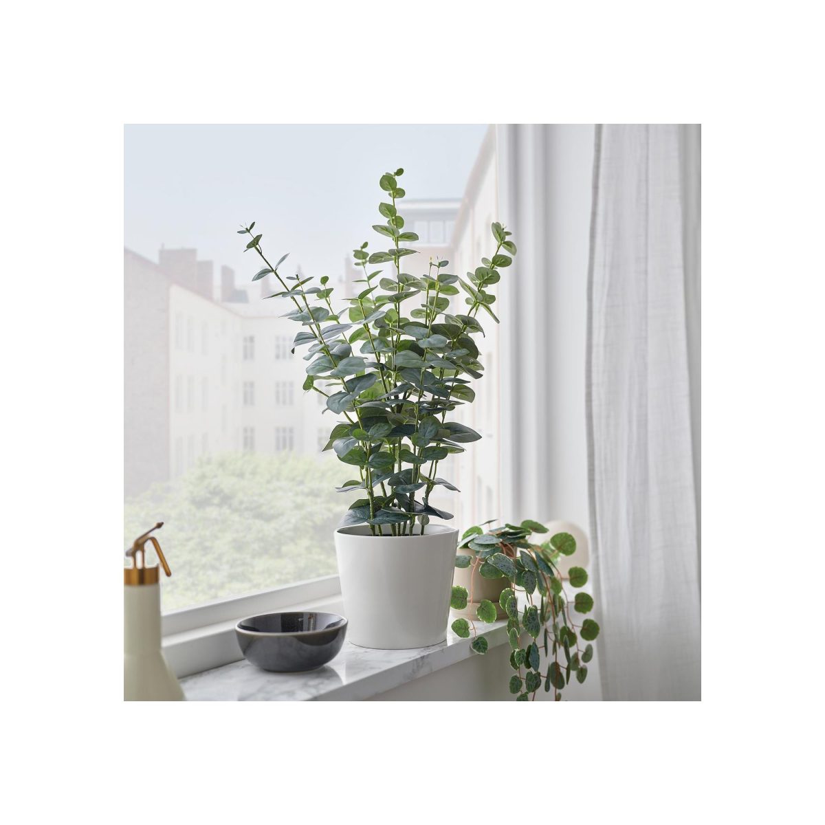 Yapay Bitki, Yeşil, 15 cm, Okaliptüs, İç-Dış Mekan – 2. görsel