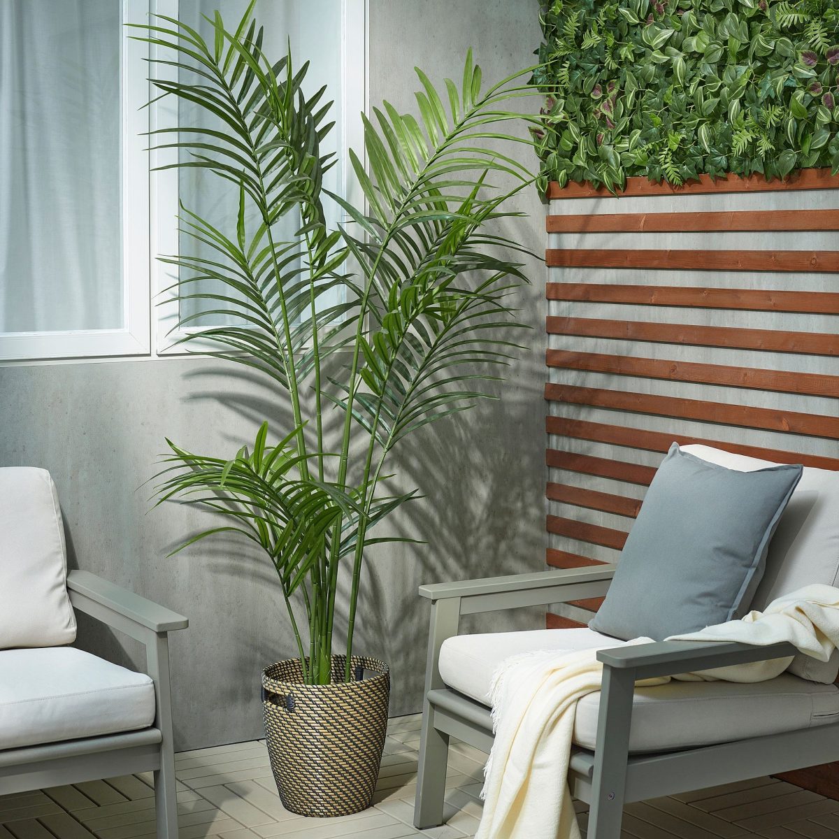 Yapay Bitki, Yeşil, 21 cm, Howea Forsteriana, İç/Dış Mekan – 3. görsel