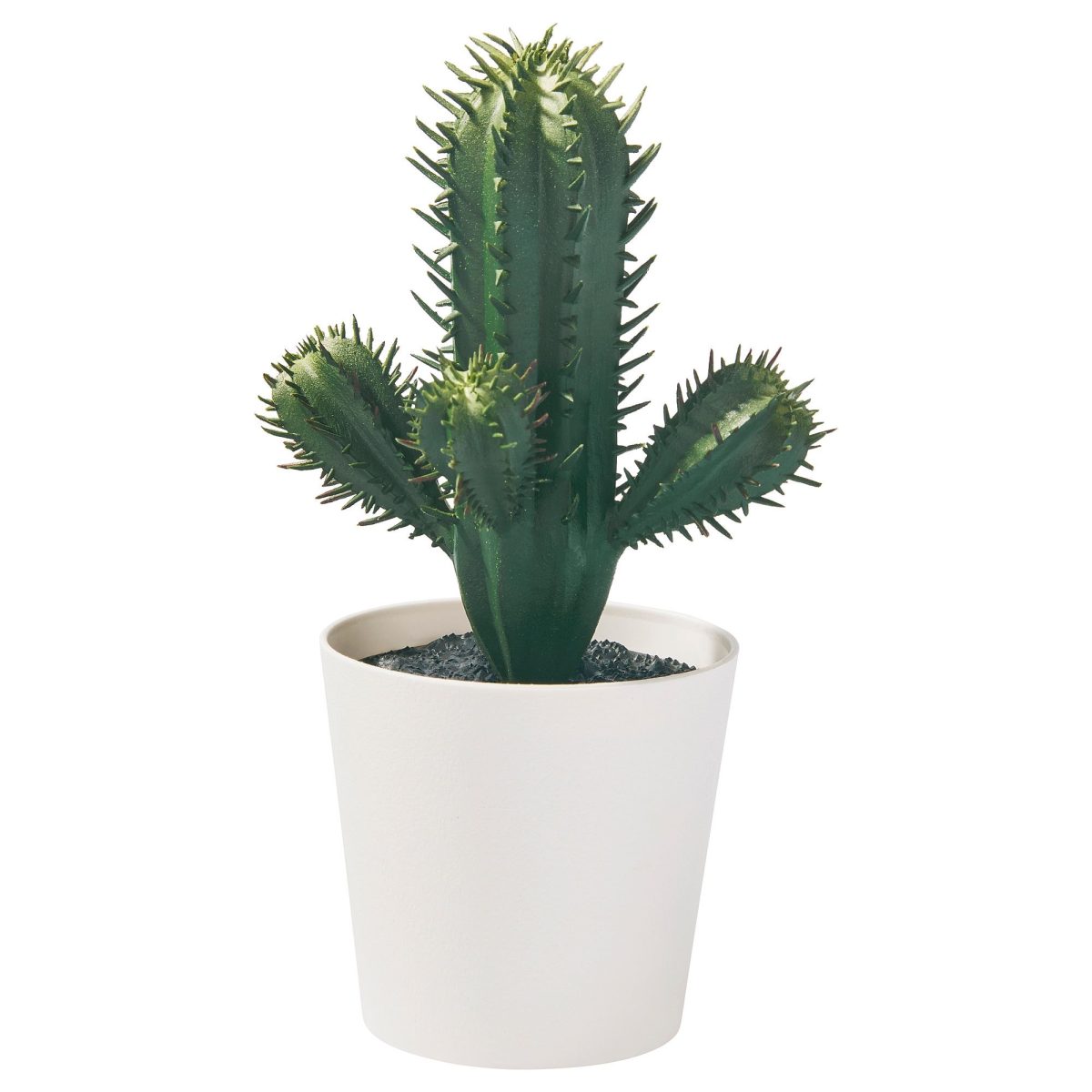 Yapay Bitki, Yeşil, 6 cm, Kaktüs, İç/Dış Mekan